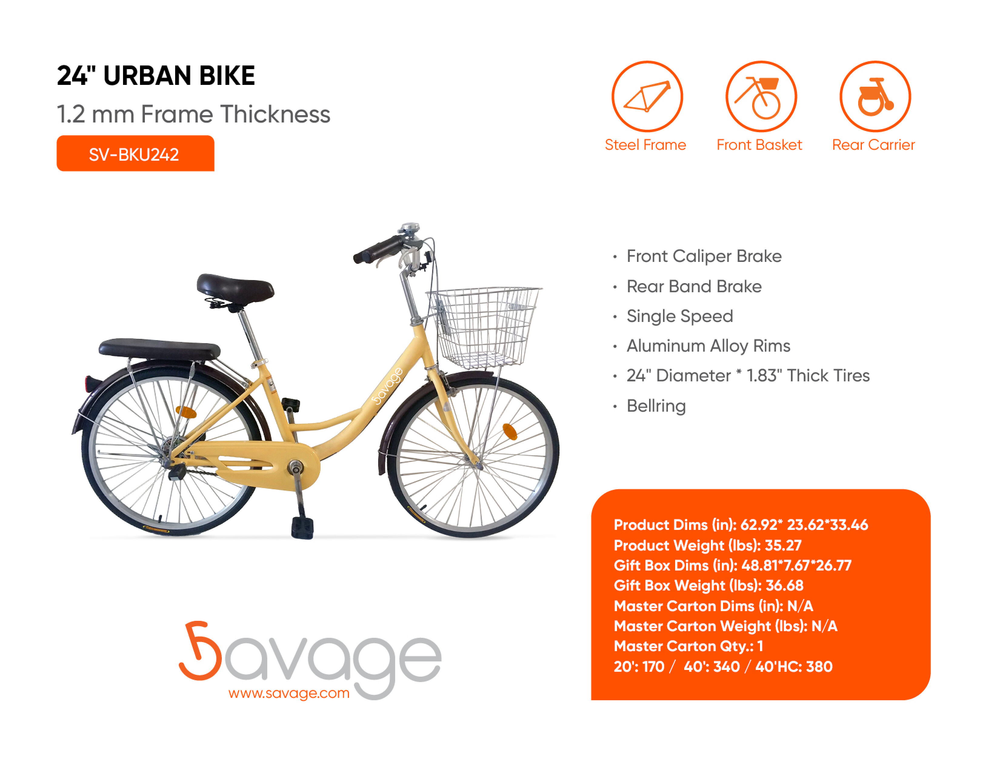 24" Urban Bike