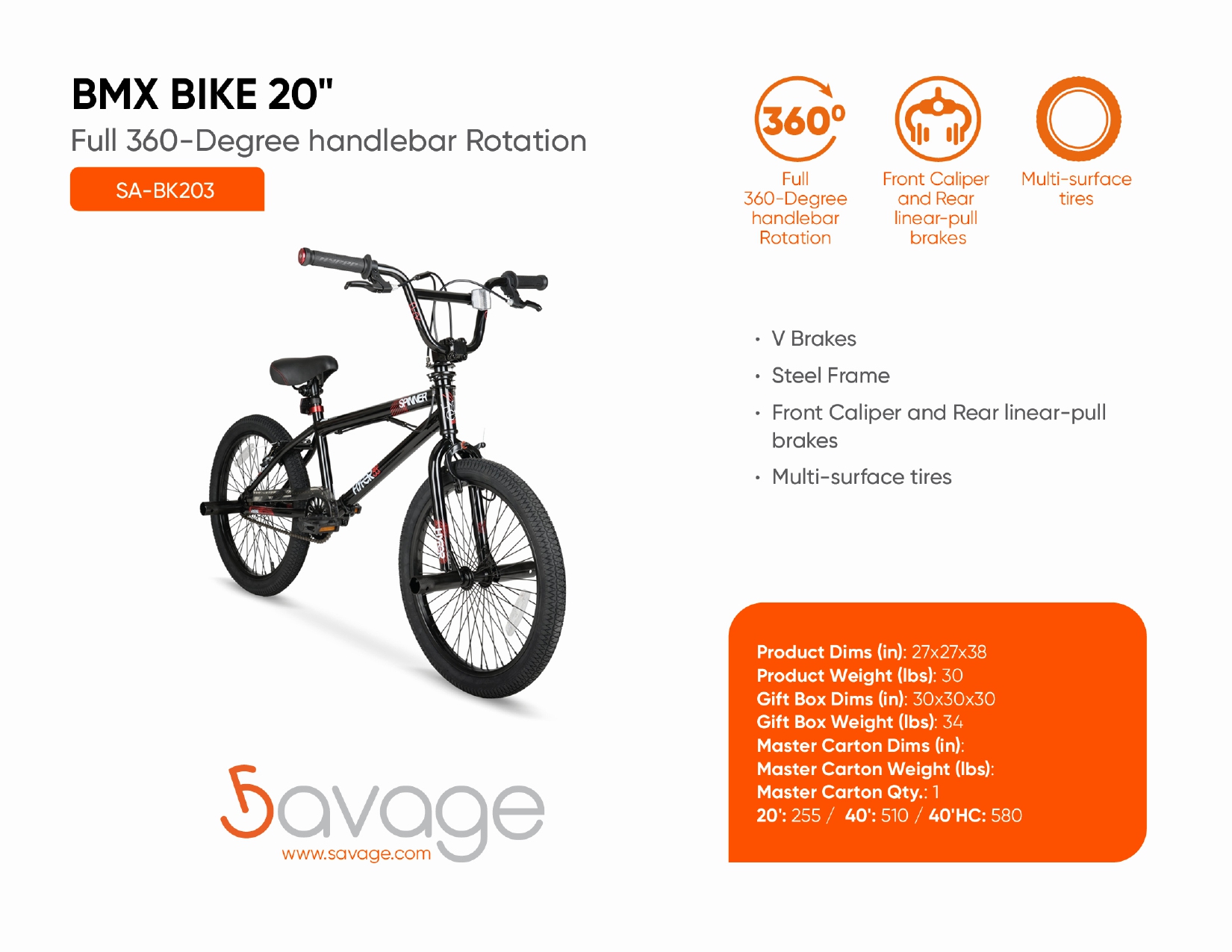 BMX Bike 20"